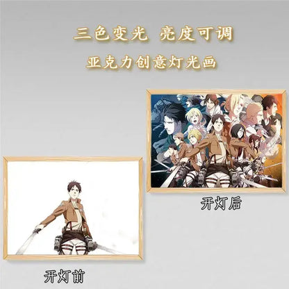 Attack On Titan Picture Frame Lamp