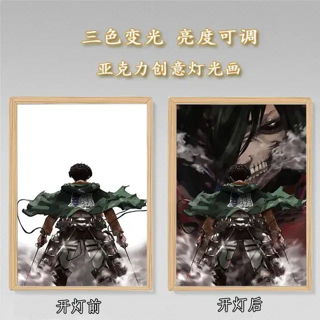 Attack On Titan Picture Frame Lamp